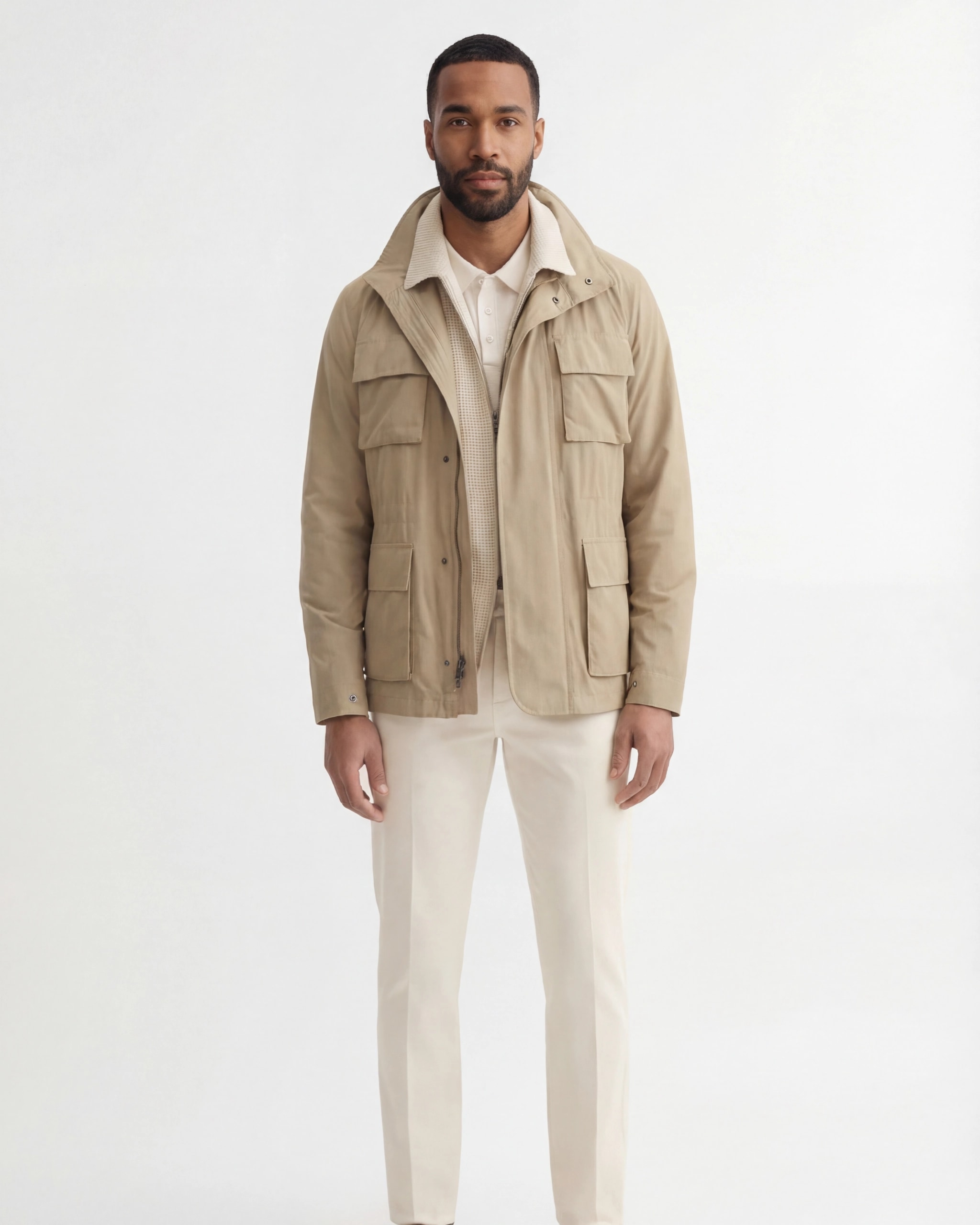 Beige Seasonal Gilet