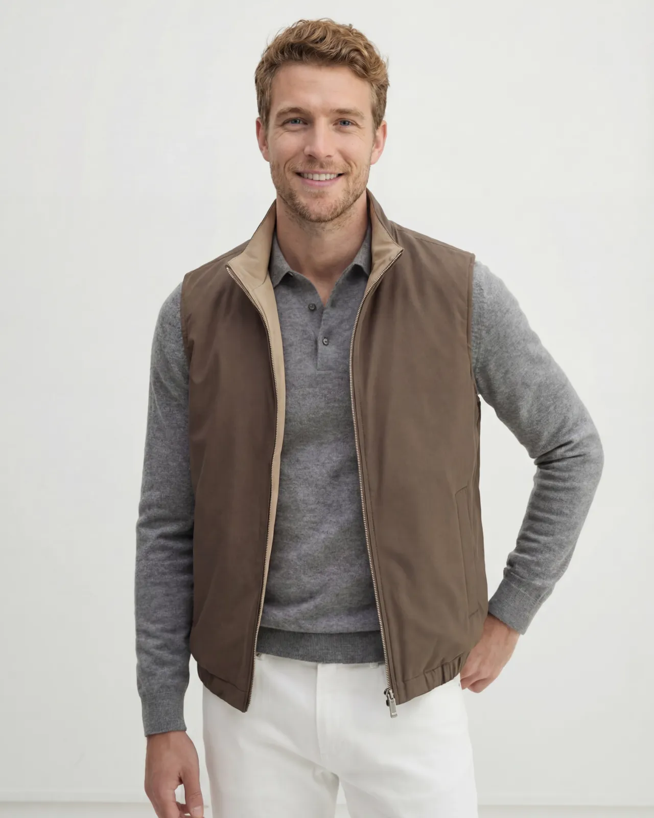 Light Brown Seasonal Gilet
