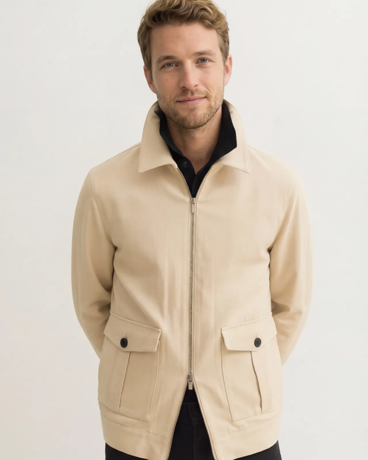 Flight Jacket – Cotton Cream (2)