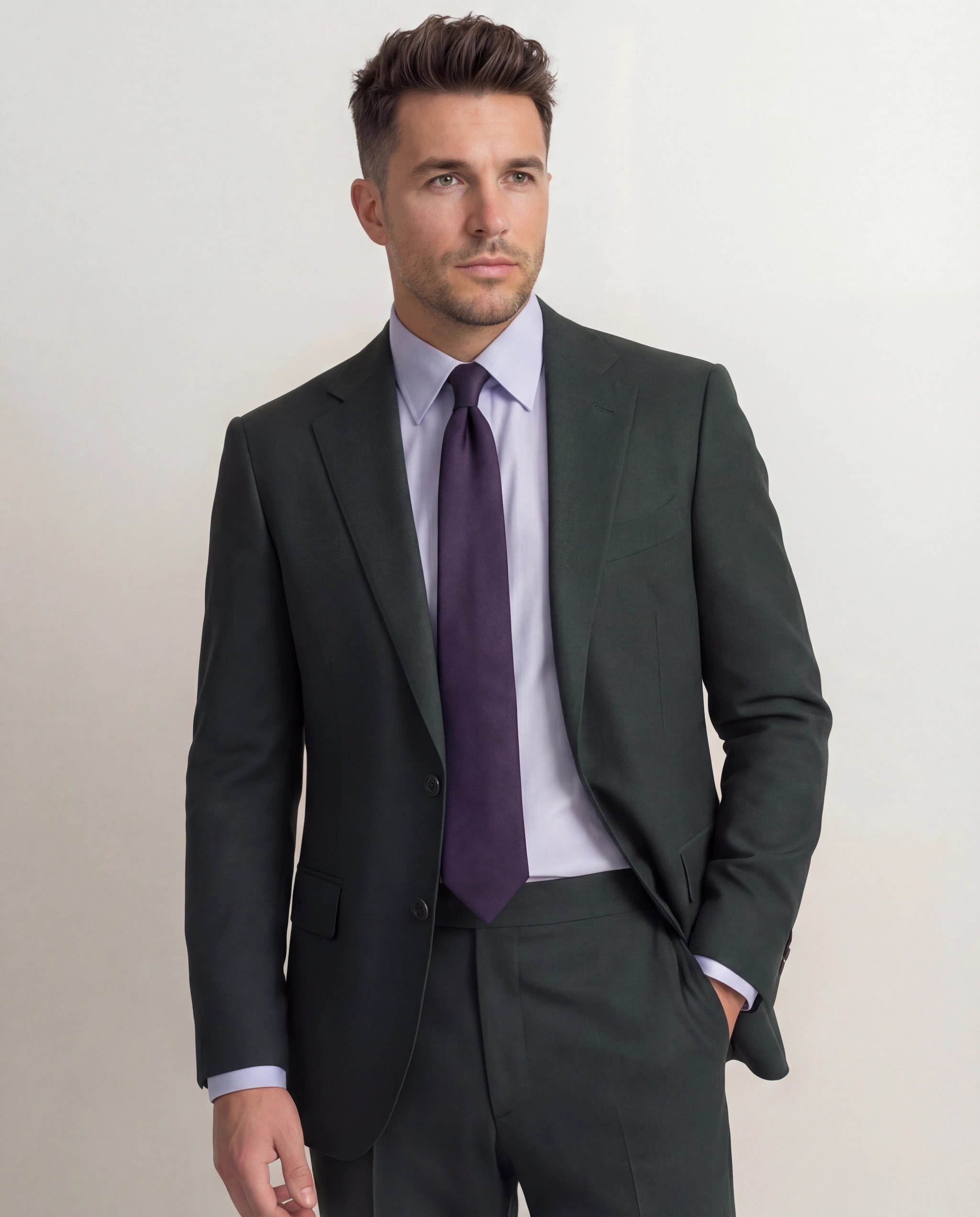 Green 2-Piece Suit