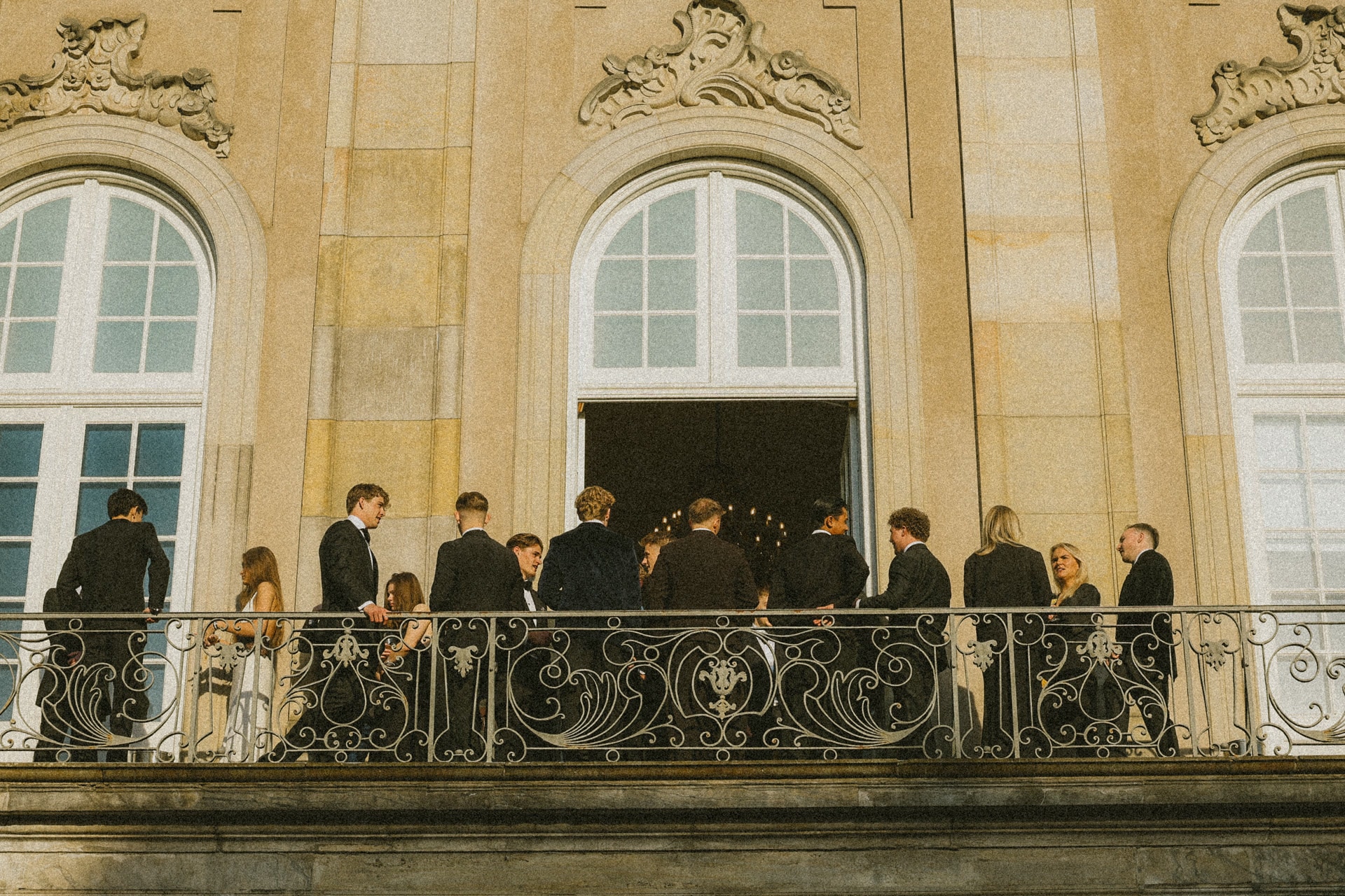 House of Vinterberg bryllup - bryllupsparti ved Amalienborg